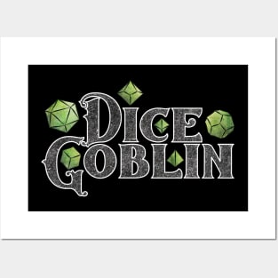 Dice Goblin Forest Green Dice Posters and Art